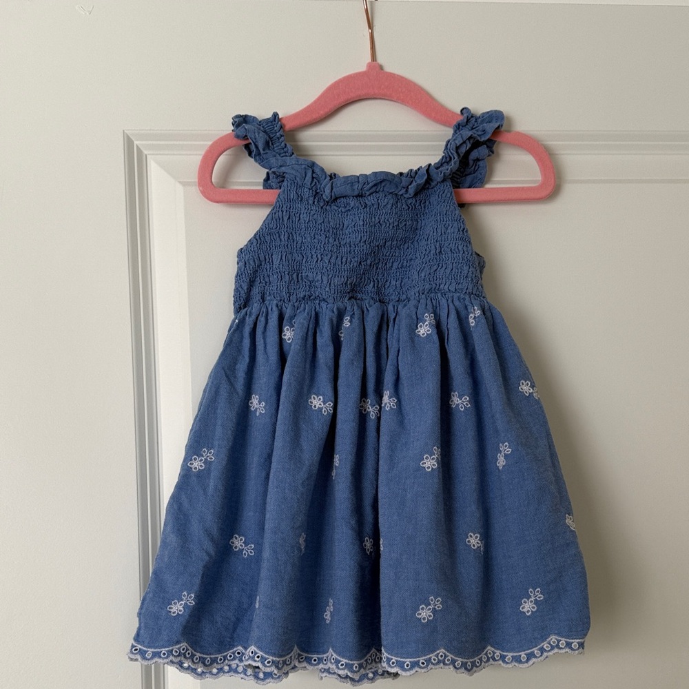 5/$25: Cat & Jack Chambray Smocked Dress